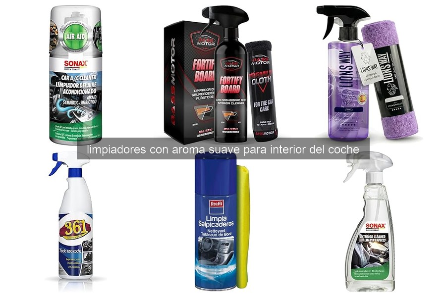 Beneficios de Limpiadores con Aroma Suave para el Coche