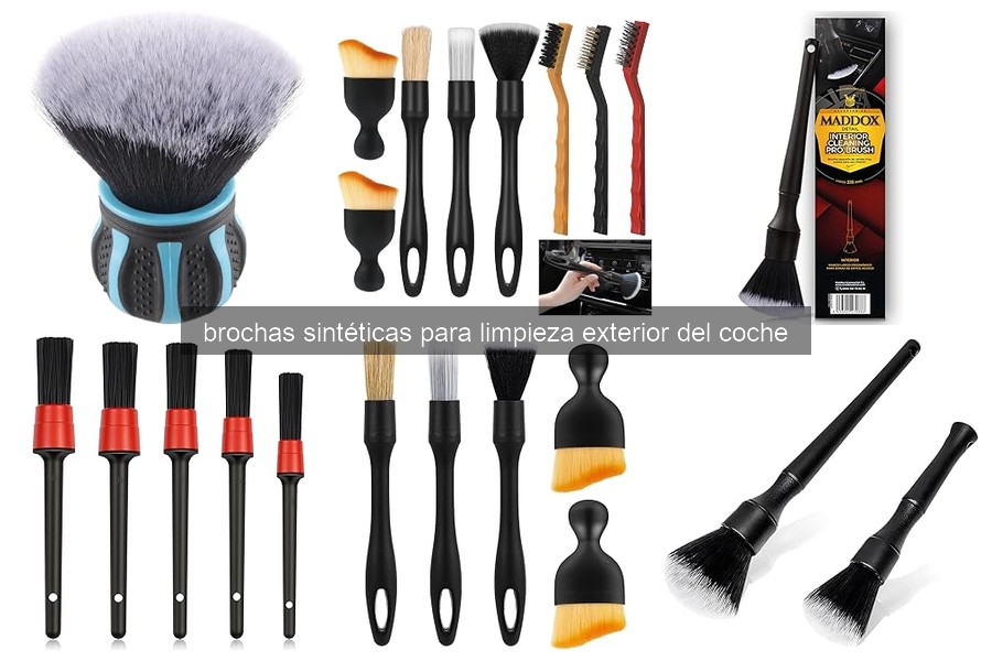 Brochas sintéticas para limpieza exterior del coche: Todo lo que necesitas saber