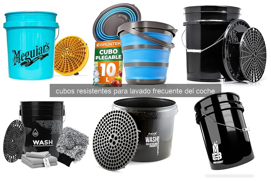 Características clave de un cubo resistente para lavar coches
