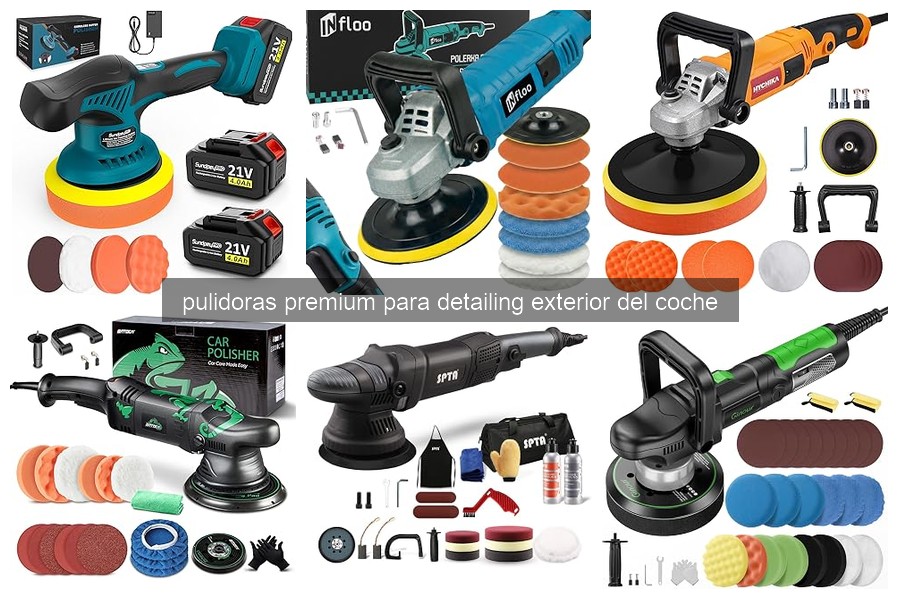 Características de una pulidora premium para detailing exterior
