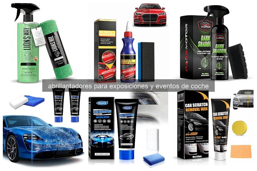 Cómo aplicar abrillantadores para exposiciones de coche