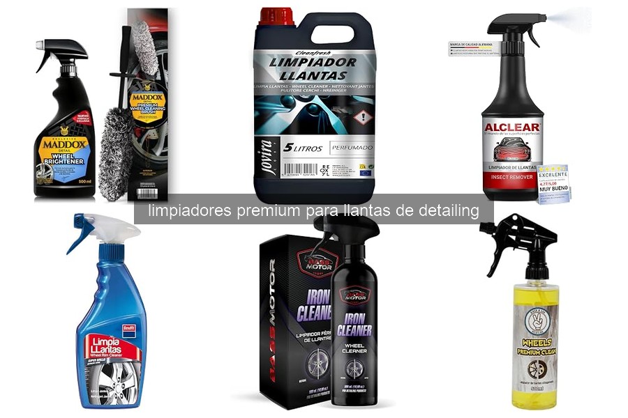 Cómo Aplicar Limpiadores Premium para Llantas de Coche
