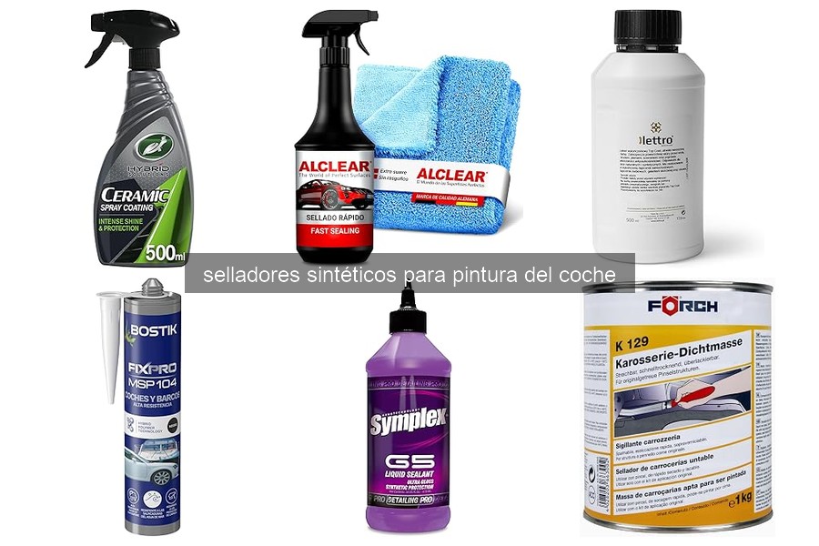 Cómo aplicar sellador sintético en la pintura del coche