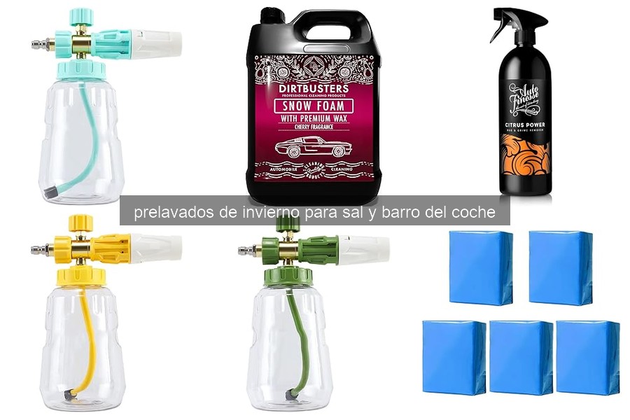 Cómo aplicar un prelavado de invierno para coche