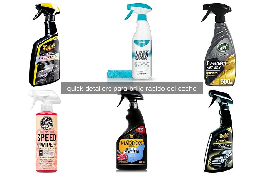 Cómo aplicar un quick detailer para brillo perfecto del coche
