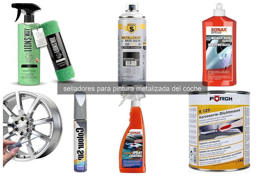 Cómo aplicar un sellador en pintura metalizada del coche