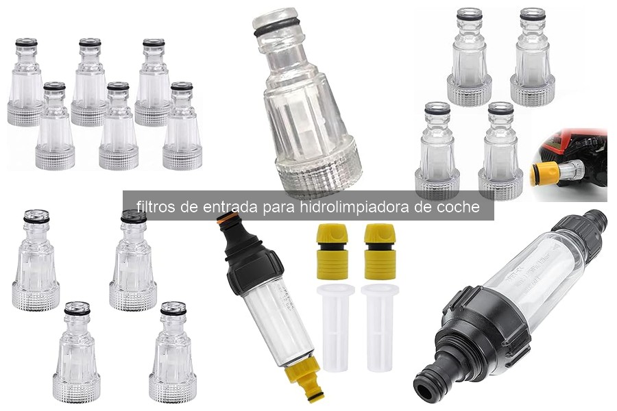 Cómo elegir el filtro de entrada para hidrolimpiadora