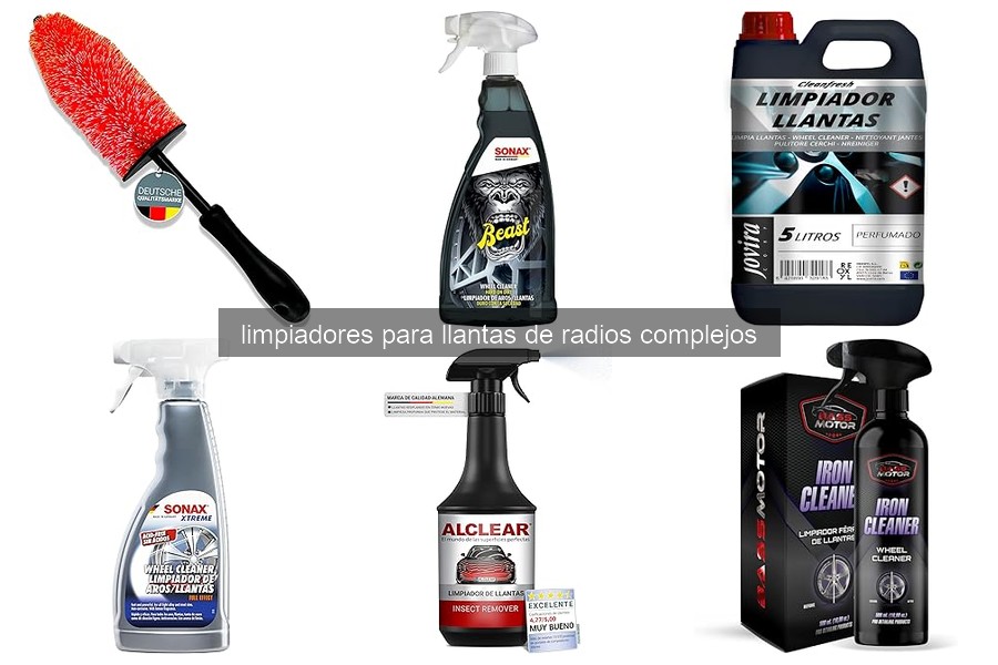 Cómo Elegir el Mejor Limpiador para Llantas de Radios Complejos