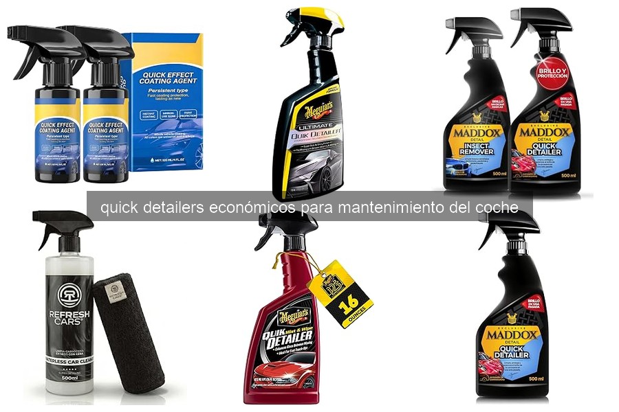 Cómo elegir el mejor quick detailer económico para tu coche