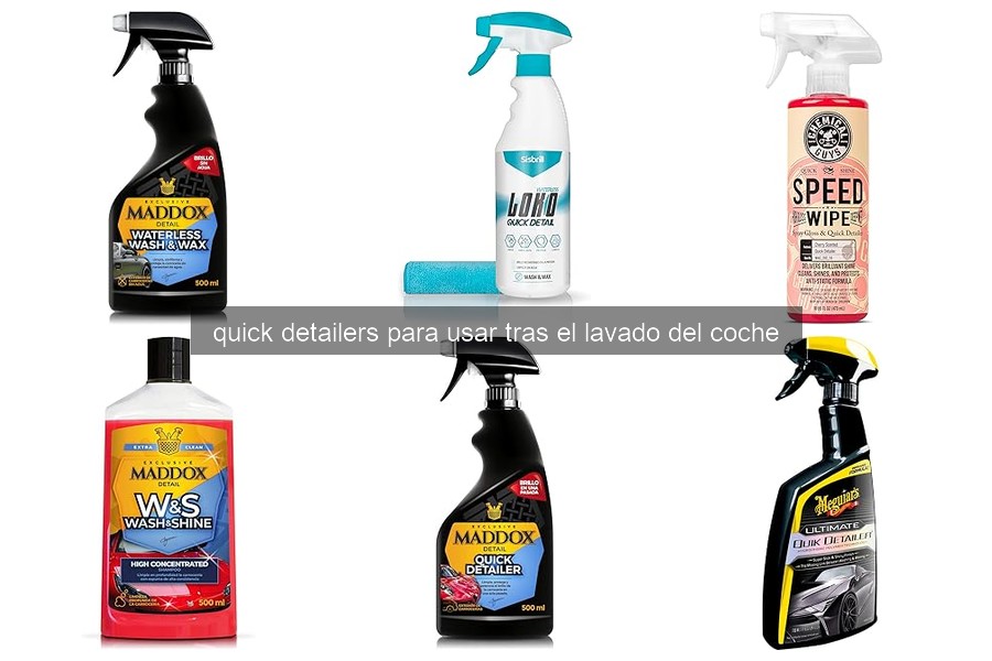 Cómo elegir el mejor quick detailer para tu pintura de coche