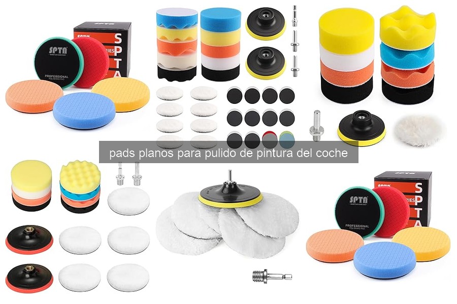 Cómo elegir el pad plano ideal para pulido de coche