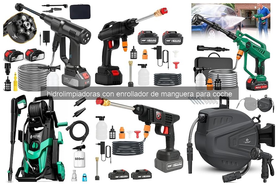 Cómo Elegir Hidrolimpiadoras con Enrollador de Manguera para Coches