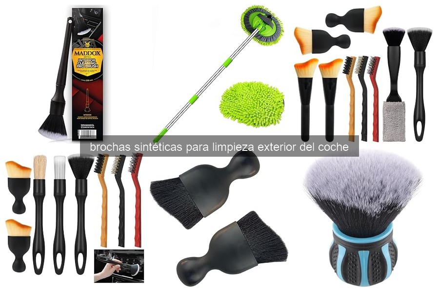 Cómo elegir la mejor brocha sintética para limpiar tu coche