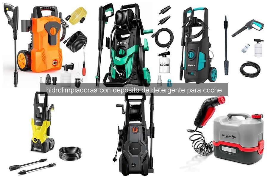 Cómo elegir la mejor hidrolimpiadora con depósito para coches
