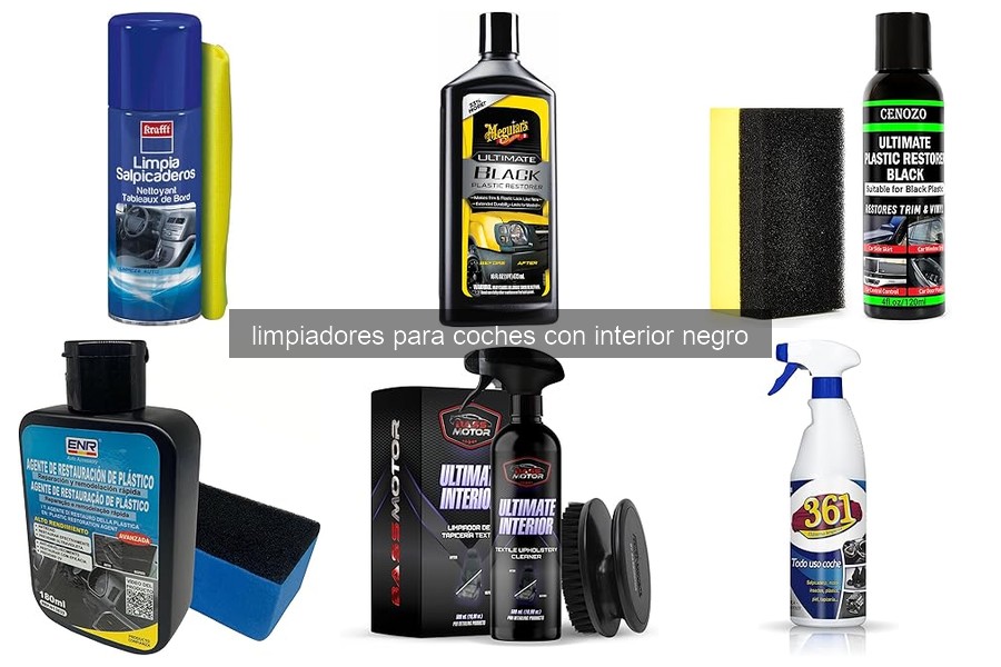 Cómo eliminar manchas difíciles de la tapicería negra del coche
