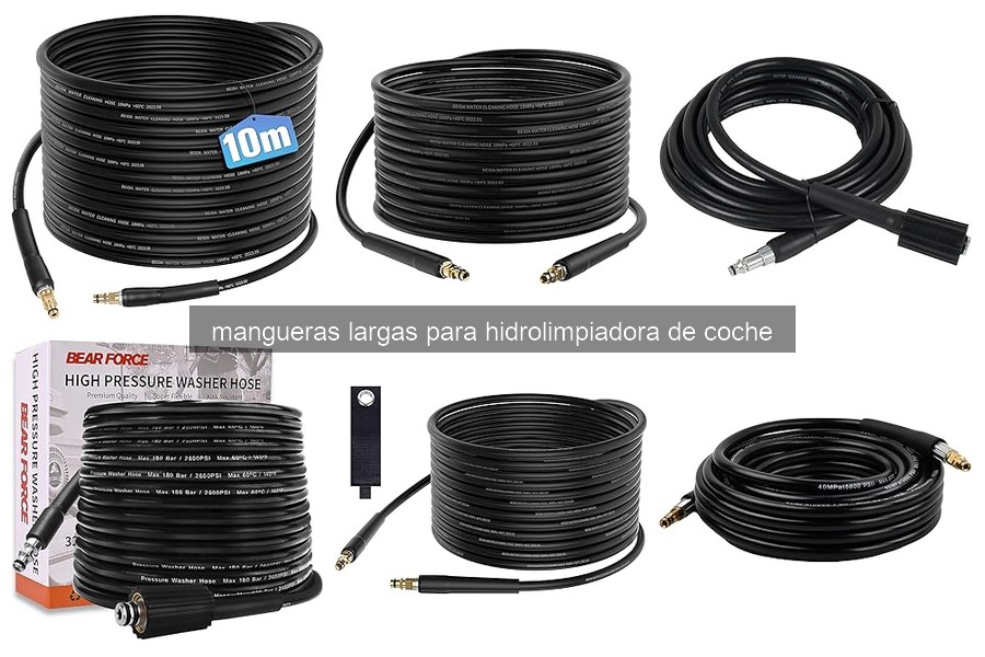 Cómo instalar una manguera larga en tu hidrolimpiadora