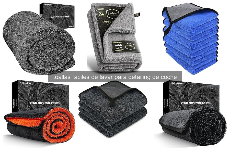 Cómo lavar toallas de detailing para coches correctamente