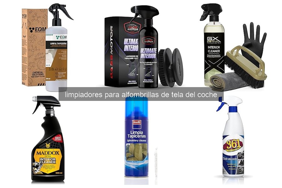 Cómo limpiar alfombrillas de tela en el coche de forma efectiva