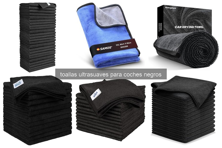 Cómo mantener toallas ultrasuaves para coches negros