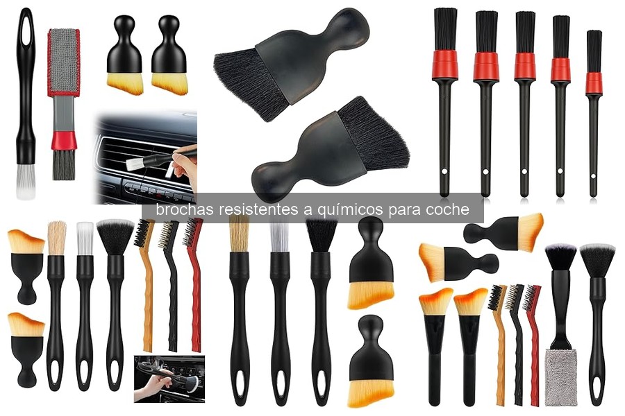 Cómo usar brochas resistentes a químicos para limpiar tu coche