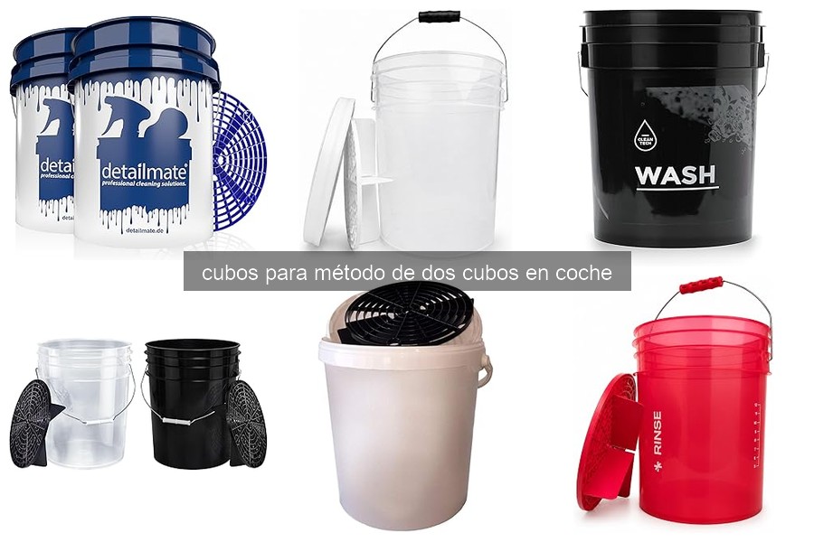 Cómo usar el método de dos cubos para lavar tu coche correctamente