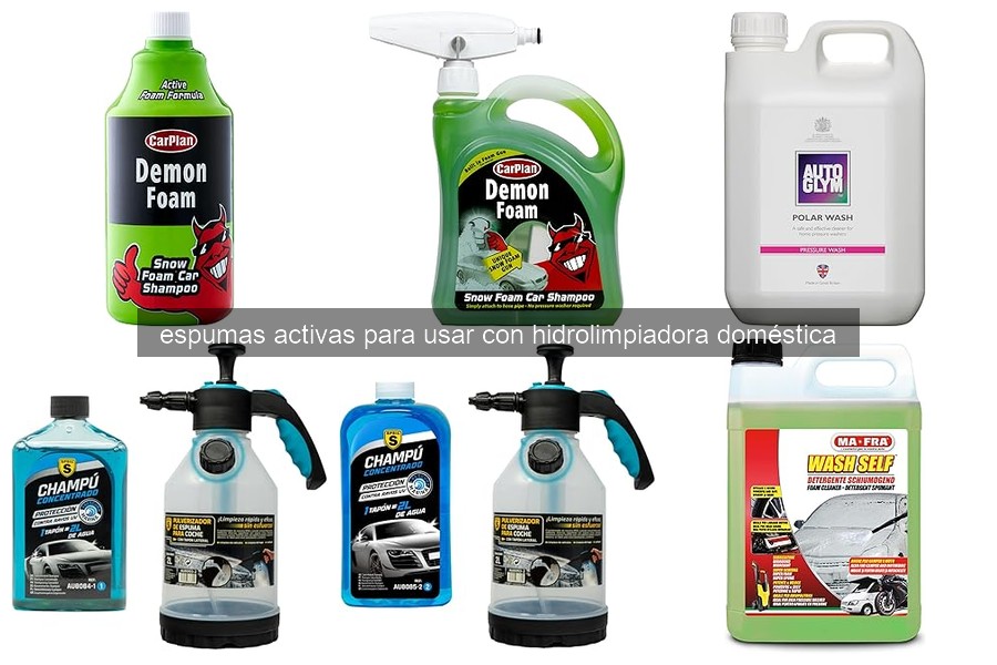 Cómo usar espuma activa con hidrolimpiadora correctamente
