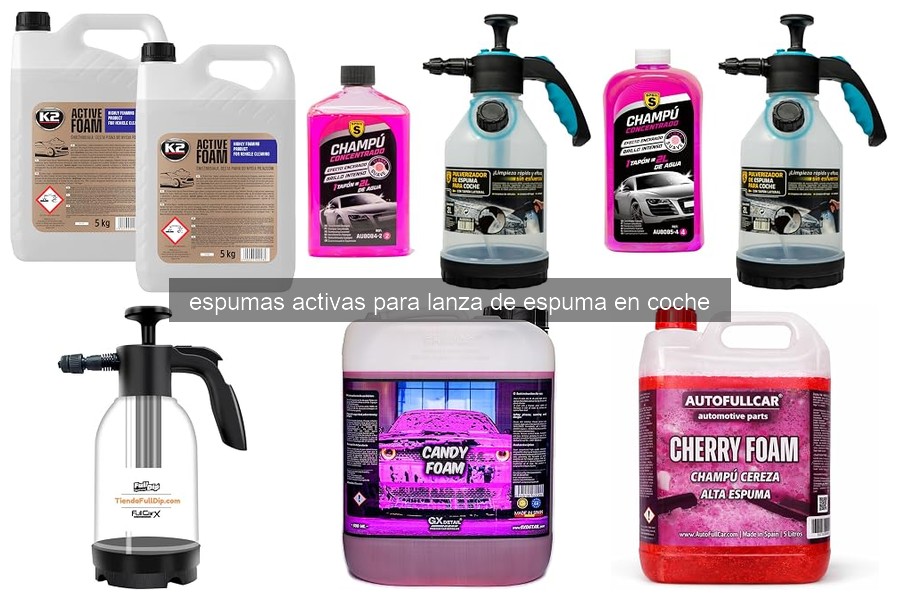 Cómo usar espuma activa para limpiar tu coche correctamente
