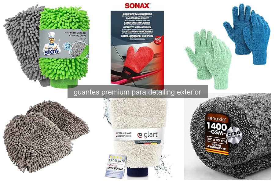 Cómo usar guantes premium para detailing exterior de forma efectiva