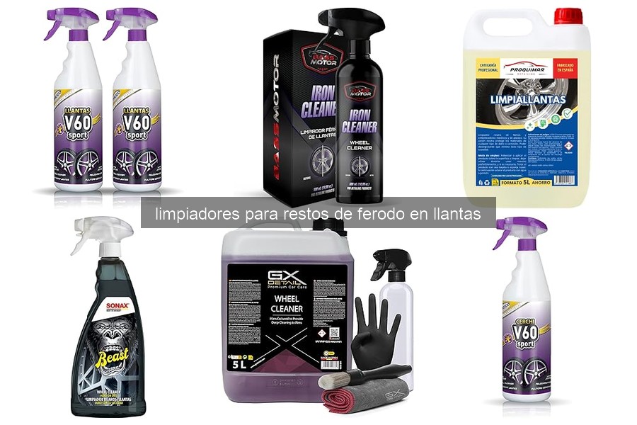 Cómo usar limpiadores de ferodo en llantas eficazmente