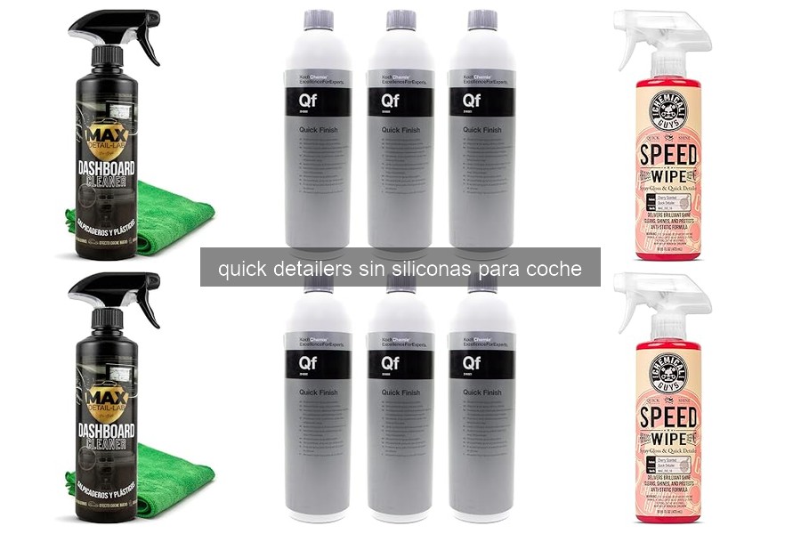 Cómo usar quick detailers sin siliconas fácilmente
