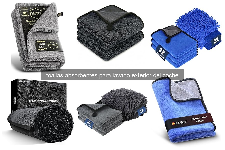 Cómo usar toallas absorbentes para lavar tu coche correctamente