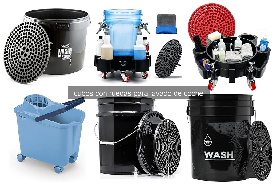 Cómo usar un cubo con ruedas para lavar tu coche