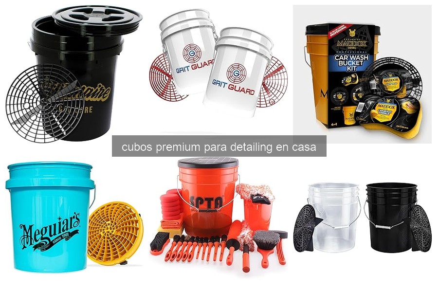 Cómo usar un cubo premium para detailing en casa