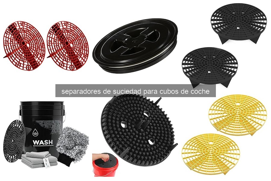Cómo Usar y Mantener Separadores de Suciedad para Cubos de Coche