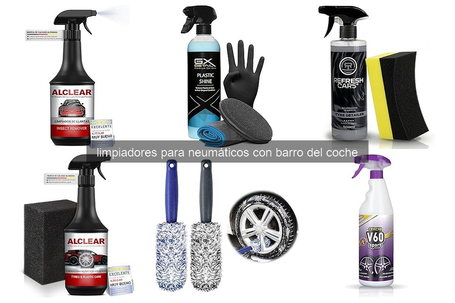 Cómo utilizar limpiadores para neumáticos con barro correctamente