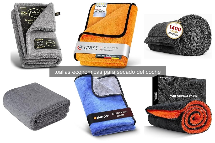 Cómo utilizar toallas económicas para secar tu coche