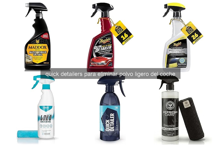Cómo utilizar un quick detailer para el coche correctamente