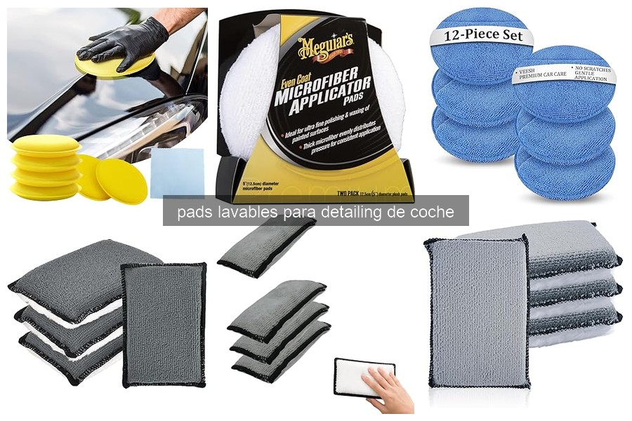 Cómo Utilizar y Mantener Pads Lavables para Detailing