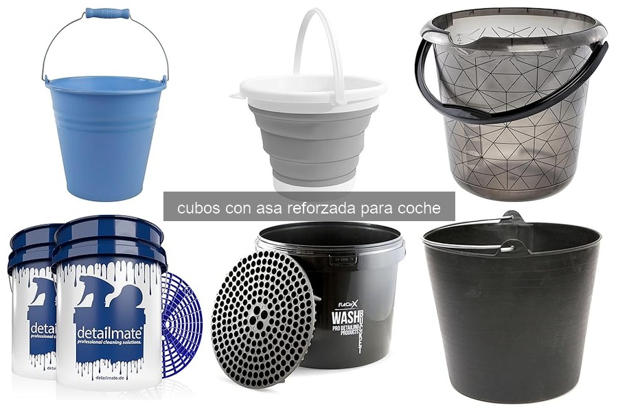 Cómo utilizar y mantener un cubo con asa reforzada para coche