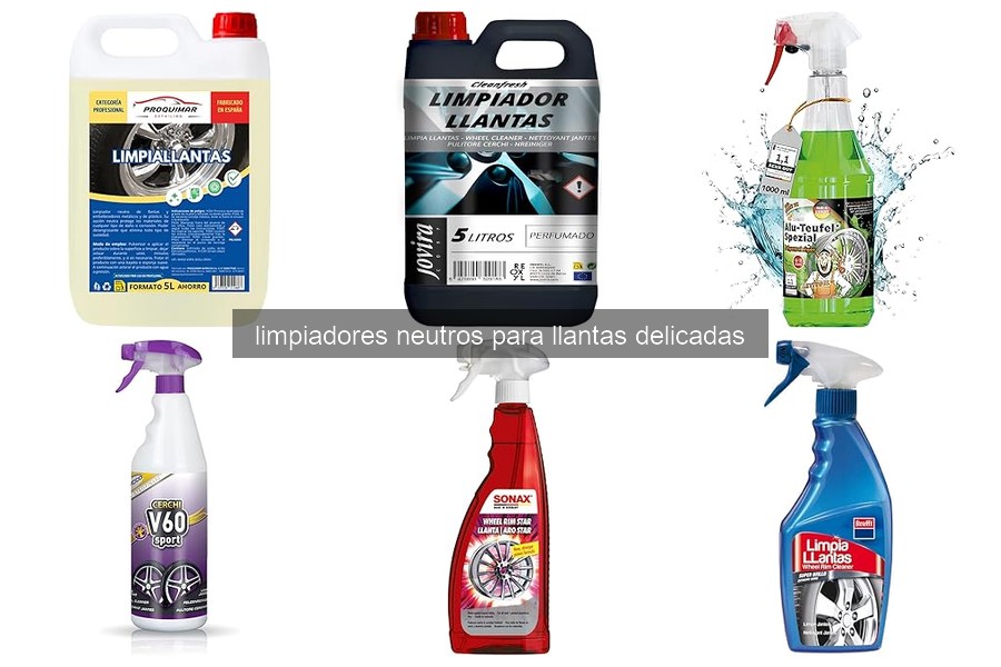 Comparativa 2023: Mejores limpiadores neutros para llantas
