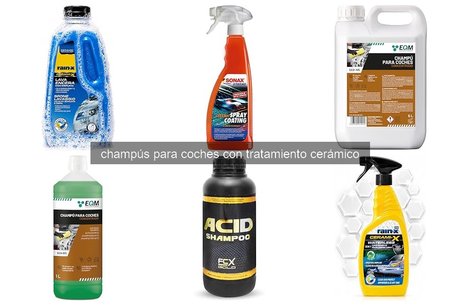 Comparativa de champús cerámicos para coches en 2026