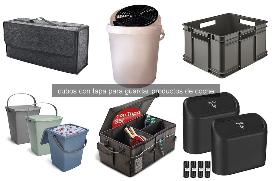 Comparativa de cubos con tapa para limpieza de coche 2026