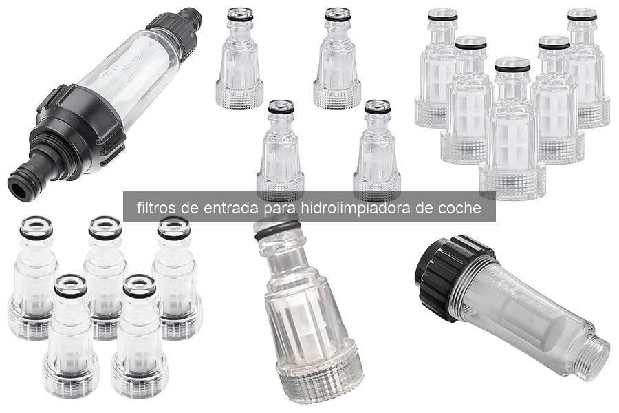 Comparativa de Filtros de Entrada para Hidrolimpiadoras