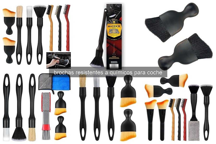 Comparativa de las Mejores Brochas Resistentes a Químicos para Coche