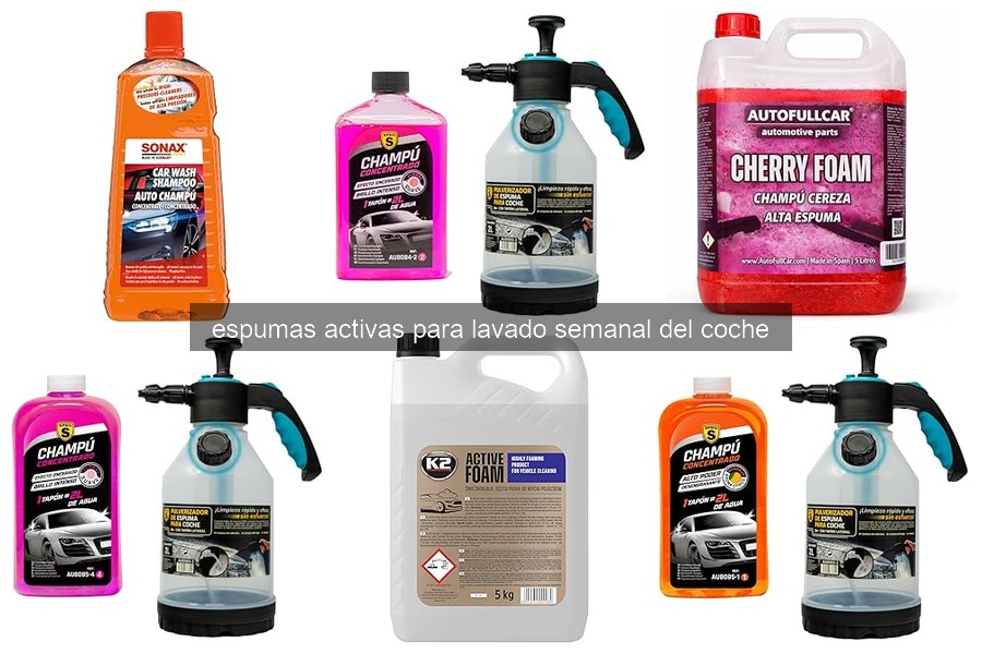 Comparativa de las Mejores Espumas Activas para Lavado Semanal
