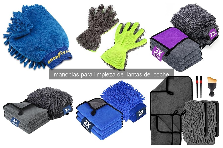 Comparativa de las Mejores Manoplas para Limpieza de Llantas