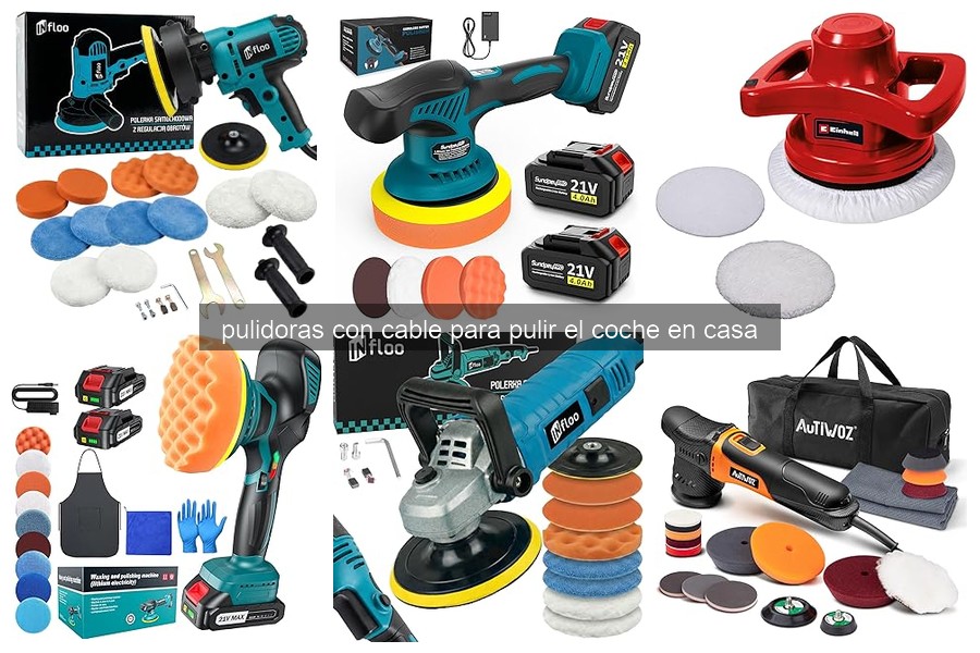 Comparativa de las mejores pulidoras con cable en 2023