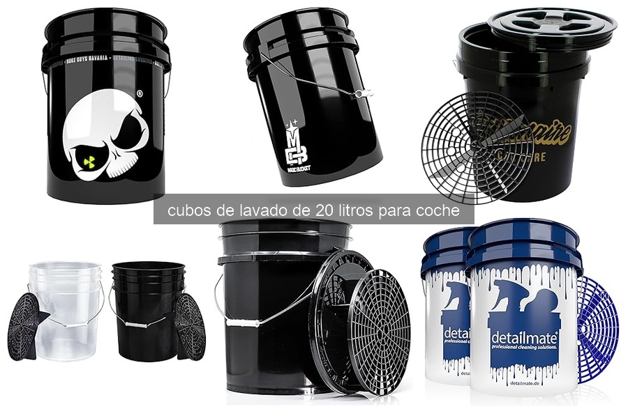 Comparativa de los Mejores Cubos de Lavado de 20 Litros