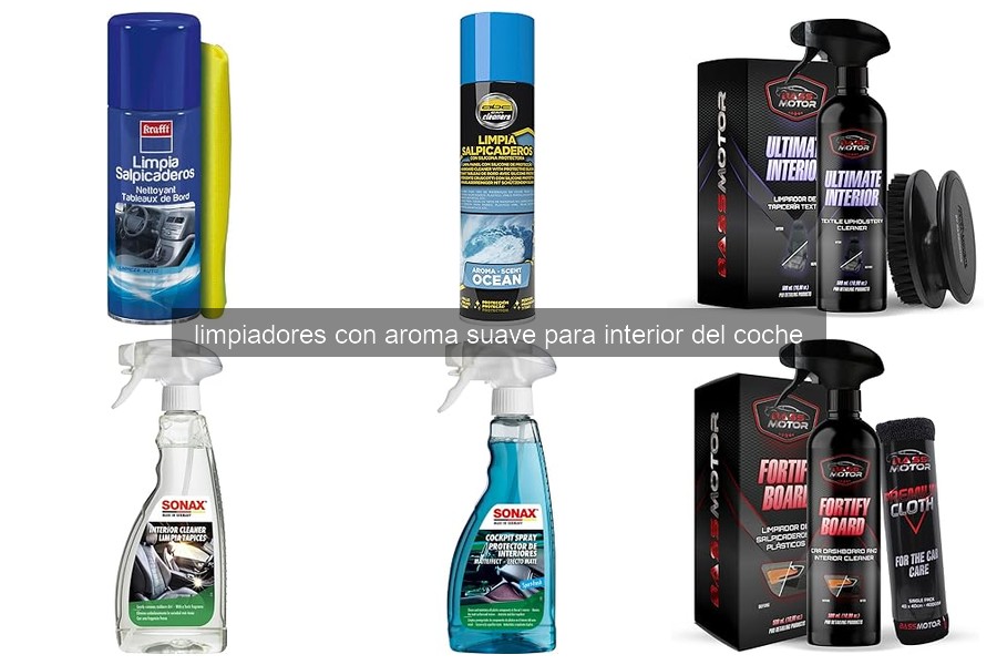 Comparativa de los Mejores Limpiadores con Aroma Suave para Coche
