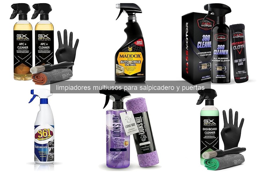 Comparativa de los Mejores Limpiadores Multiusos para Salpicadero